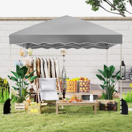 Easy Setup Folding Pop-Up Canopy Tent with Roller Bag