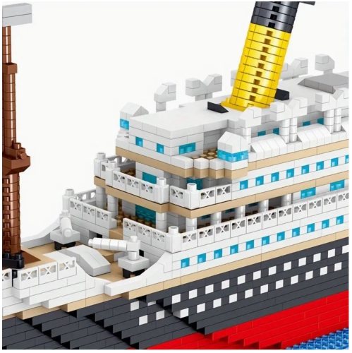 Ensemble de blocs de construction modèle Titanic – 4404 gros bateau de croisière, modèle de collection de 25,2&nbsp;po