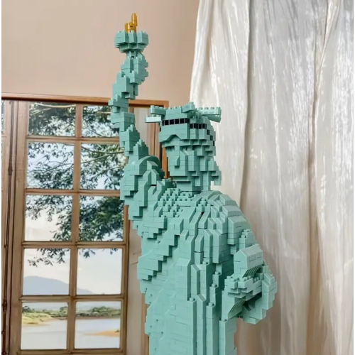 Ensemble de blocs de construction Statue de la Liberté – 2689 pièces de modèle de casse-tête 3D pour adultes et adolescents, cadeau de décorations en