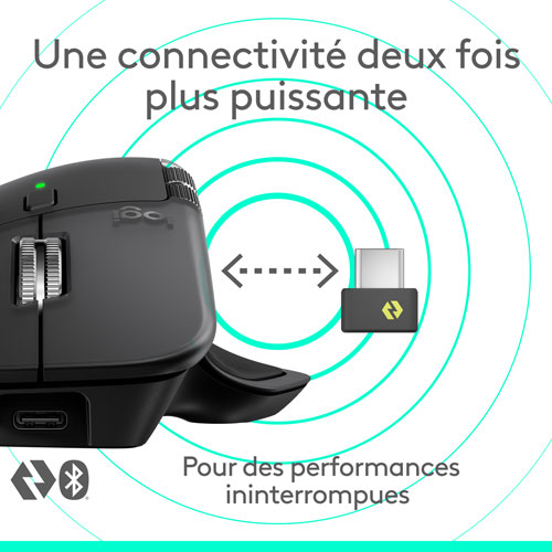 Logitech MX Master 4 Bluetooth Optical Mouse w/ Advanced Performance Haptic Feedback - Black - Only at Best Buy