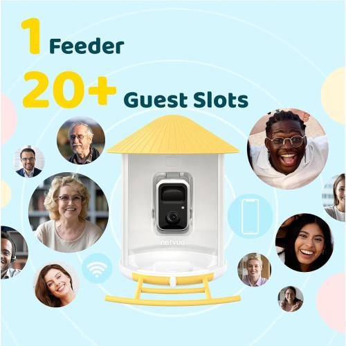 Birdfy Smart Feeder with Camera - Yellow