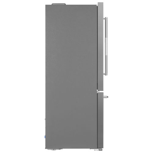 Réfrigérateur à congélateur inférieur 16,1 pi³ 30 po de Smeg - Acier inoxydable