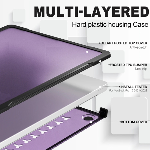 Tasnim Case Compatible with MacBook Air 13 inch 2018-2021 Model M1 A2337 A2179 A1932, Anti-Cracking and Anti-Fingerprint Hard Shell Case - Black