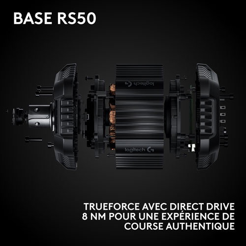 Système de volant de simulation de course 3 pièces RS50 de Logitech G pour Xbox Series X|S et Xbox One/PC