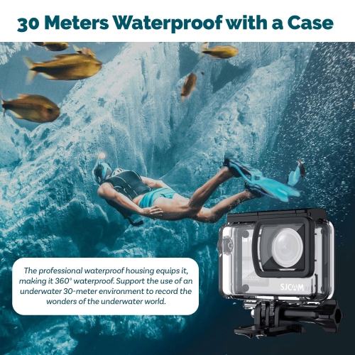 SJCAM SJ8 Dual Screen Action Camera Bundle