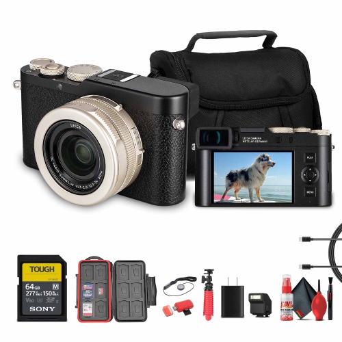 Leica D-Lux 8 Digital Camera + 64GB Card + More