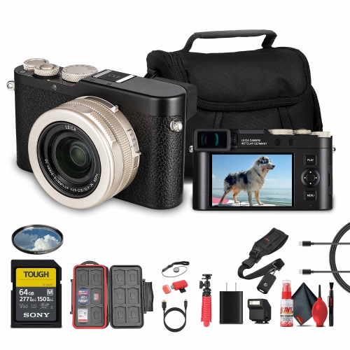 Leica D-Lux 8 Digital Camera + 64GB Card + More