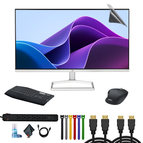 HP 524SF 24" 16:9 FHD 1080p IPS Slim Monitor Bundle