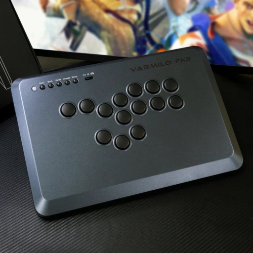 Varmilo FK 2 Fighting Arcade Controller - Shadow Metal