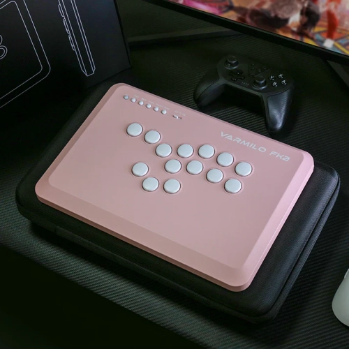 Varmilo FK 2 Fighting Arcade Controller - Pink