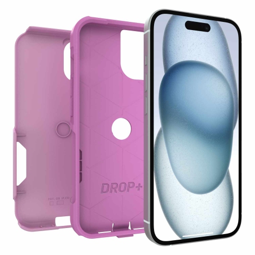 OtterBox Commuter Fitted Hard Shell Case with MagSafe for iPhone 15/14/13 - Pink