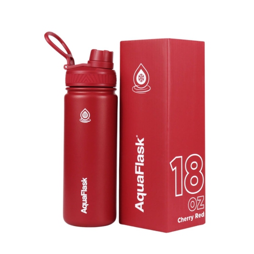 AQUAFLASKCANADA  Aquaflask Original Vacuum Insulated Water Bottles 530Ml (18OZ) - In Red