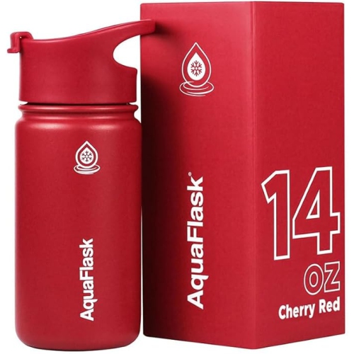 Bouteilles d'eau isothermes AquaFlask Original 415 ml - Rose ballerine