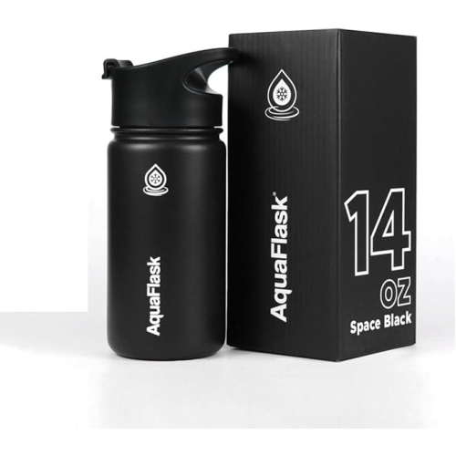 Bouteilles d'eau isothermes AquaFlask Original 415&nbsp;ml - Espace vide