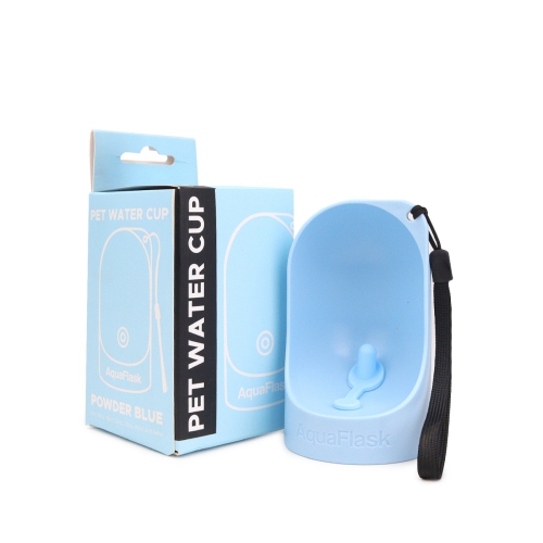 Tasse à eau pour animal de compagnie AquaFlask - Bleu poudre