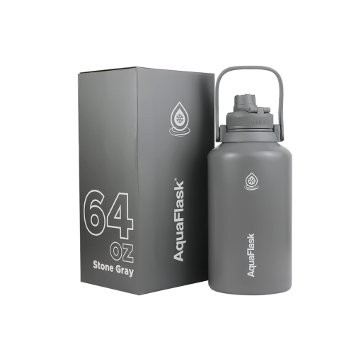 AquaFlask Original Vacuum Insulated Water Bottles 1893ml - White