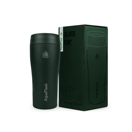 AquaFlask Slate Cup 473mL - Fossil Gray