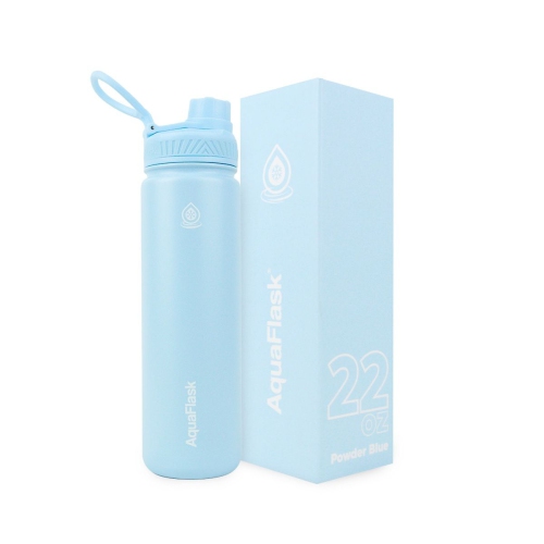 Bouteilles d'eau isothermes AquaFlask Original 650 ml - Gris pierre