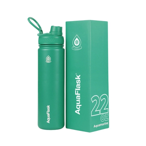 Bouteilles d'eau isothermes AquaFlask Original 650 ml - Gris pierre