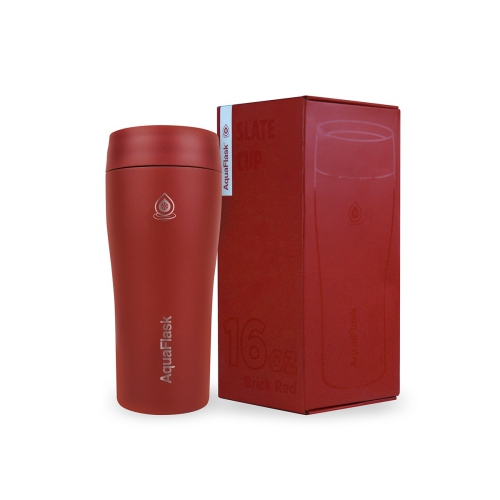 473&nbsp;mL de tasse pour ardoise AquaFlask - Rouge brique