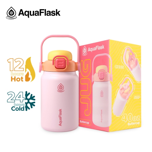Pichet AquaFlask 1,18&nbsp;L - Crème bouffée