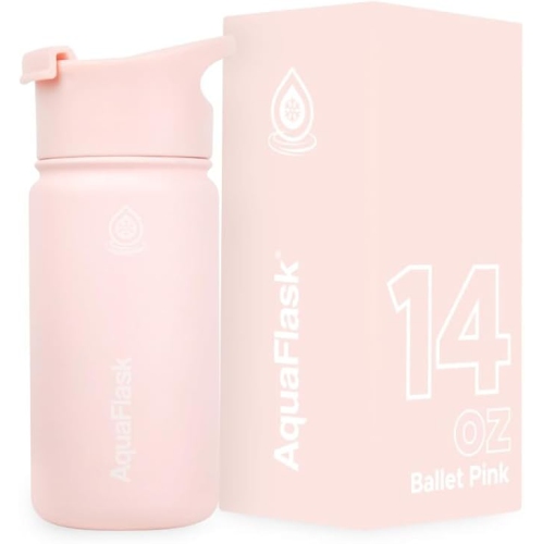 Bouteilles d'eau isothermes AquaFlask Original 415 ml - Rouge cerise