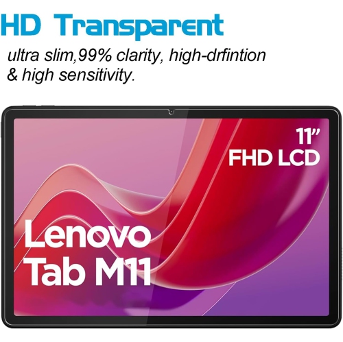 Paquet de 2 protecteurs d'écran pour tablette Tab M11 2024 11 po de Lenovo