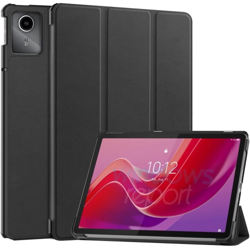 Custer Case for Lenovo Tab M11 TB330FU TB331FC 11",Ultra-Thin PU-Leather Hard Shell Cover - Black