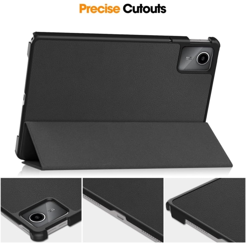 Custer Case for Lenovo Tab M11 TB330FU TB331FC 11",Ultra-Thin PU-Leather Hard Shell Cover - Black