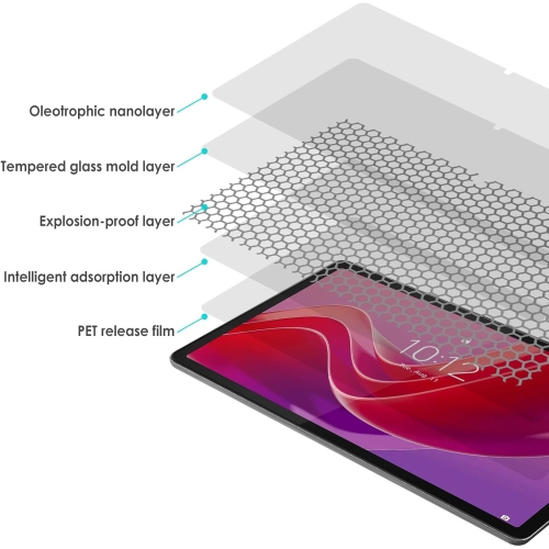 Screen Protector Compatible with Lenovo Tab M11 11" Tempered Glass Film 【2-Pack】, 9H Hardness Clear Anti-Bubble