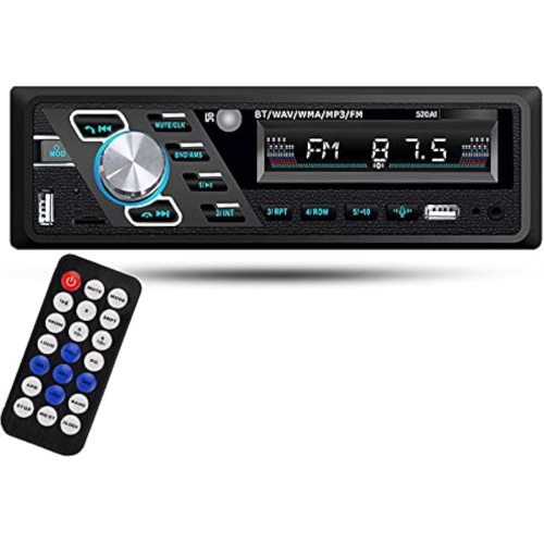Radio d'auto 24&nbsp;V Lecteur MP3 stéréo Bluetooth prenant en charge les appels mains libres FM Deux ports USB TF AUX dans le fichier d'assistance