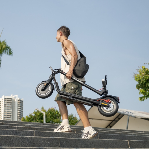 5TH WHEEL Electric Scooter for Adults, 28 km/h, 22km Range, Dual Brake & Turn Signals, APP Control, Folding Scooter