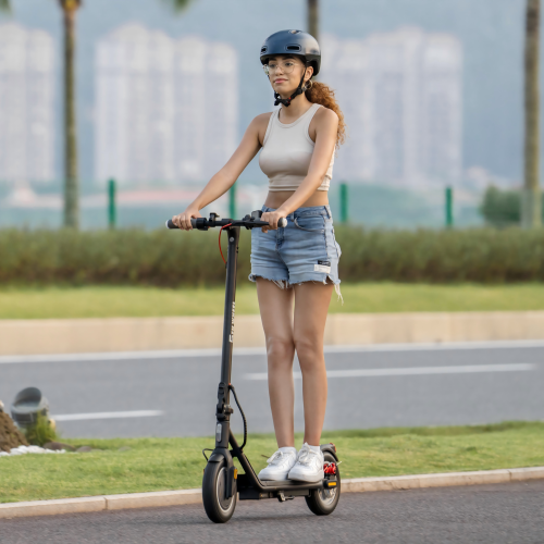 5TH WHEEL Electric Scooter for Adults, 28 km/h, 22km Range, Dual Brake & Turn Signals, APP Control, Folding Scooter