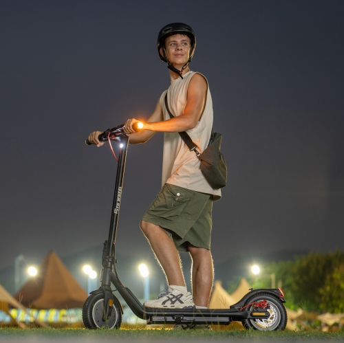 5TH WHEEL Electric Scooter for Adults, 28 km/h, 22km Range, Dual Brake & Turn Signals, APP Control, Folding Scooter