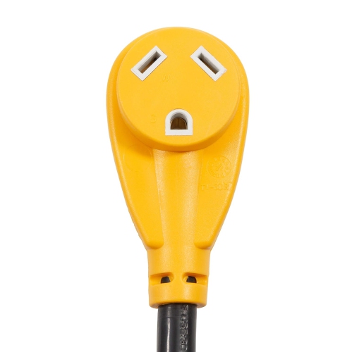 Camco PowerGrip 30-Amp Camper/RV Circuit Analyzer Dogbone | Features Integrated Surge Protection Up to 2100 Joules & Diagnostic LEDs