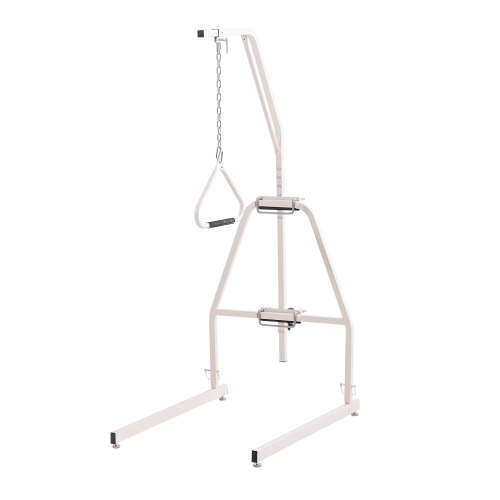 VEVOR 250LBS Load Trapeze Bar for Bed Mobility, Bed Trapeze with Clamps and Floor Stand, Bed Pull Up Assist for Elderly, Patients & Disabled,