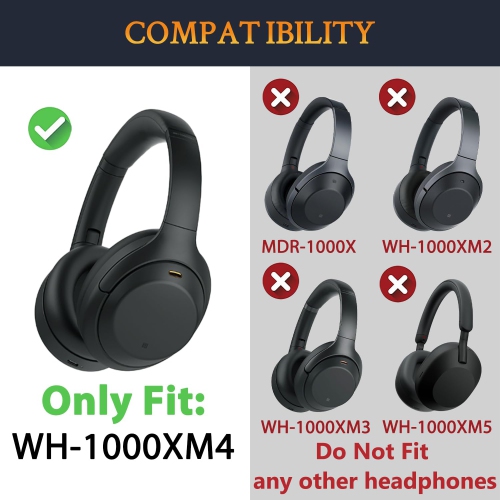 Replacement Earpads Compatible with Sony WH-1000XM4 Headphones