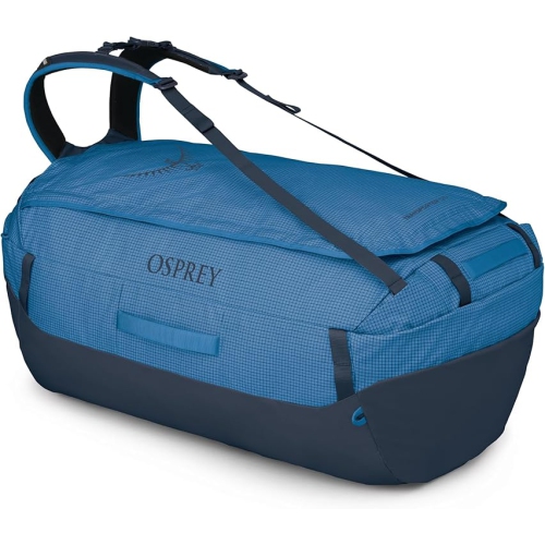 Osprey – Sac polochon de voyage 120&nbsp;L, flamme bleue/bleu nocturnal, flamme bleue/bleu nocturnal, sac polochon