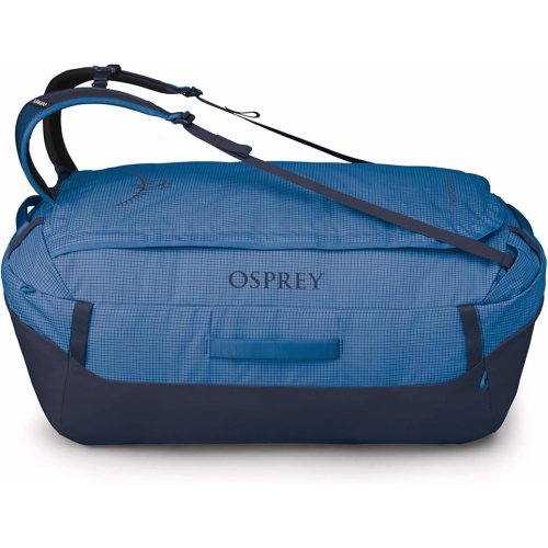 Osprey – Sac polochon de voyage 120&nbsp;L, flamme bleue/bleu nocturnal, flamme bleue/bleu nocturnal, sac polochon