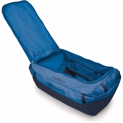 Osprey – Sac polochon de voyage 120&nbsp;L, flamme bleue/bleu nocturnal, flamme bleue/bleu nocturnal, sac polochon