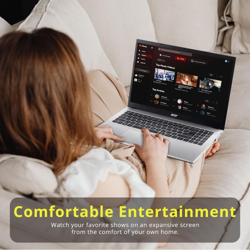 Open Box - acer Aspire 3 Laptop, 15.6" FHD IPS Display, AMD Ryzen 5 7430U, 1TB SSD, 32GB RAM, AMD Radeon Graphics, Backlit Keyboard, Webcam, Wi-Fi 6,