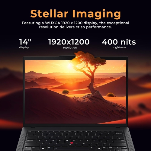 Open Box - Lenovo ThinkPad T14 G5 14" WUXGA Laptop, Intel Ultra 5 125U, 1TB SSD, 32GB DDR5, Intel Graphics, Backlit Keyboard, Fingerprint Reader, Win