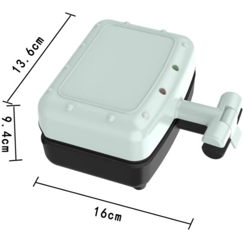 Mini sandwich maker with non-stick coating, double-sided heating waffle maker, automatic temperature control, suitable for home and kitchen