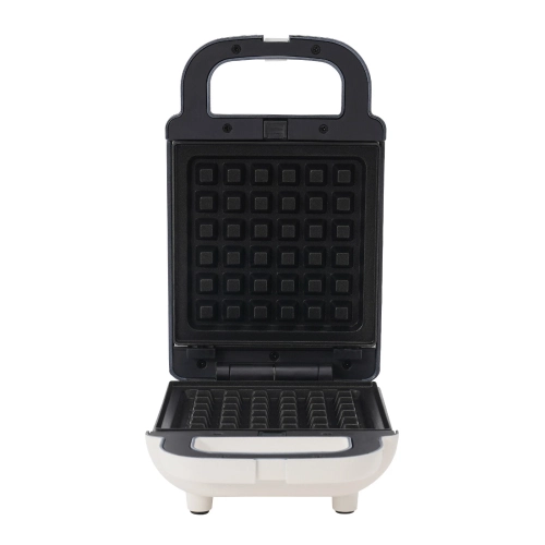 Mini Waffle Maker, Electric ABS Stainless Steel Waffle Sandwich 2-in-1 Breakfast Maker Multi-function Fast Double-sided Heating for Home/Out Picnic