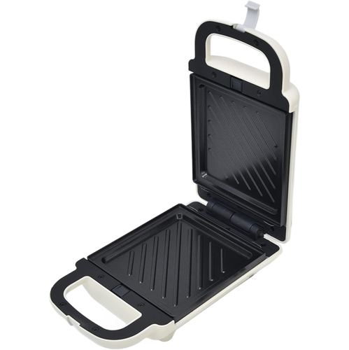 Mini Waffle Maker, Electric ABS Stainless Steel Waffle Sandwich 2-in-1 Breakfast Maker Multi-function Fast Double-sided Heating for Home/Out Picnic