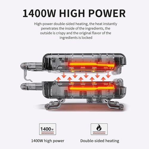 Household electric non-stick 16-hole donut machine breakfast round cake machine double-sided heating baking equipment