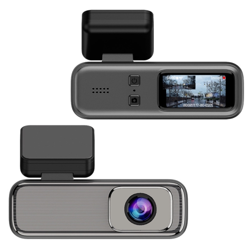 Dual-lens dashcam - 2K front camera + 1080P rear camera, G-Force sensor, mobile Wi-Fi connectivity, enhanced night vision, loop recording, 24-hour