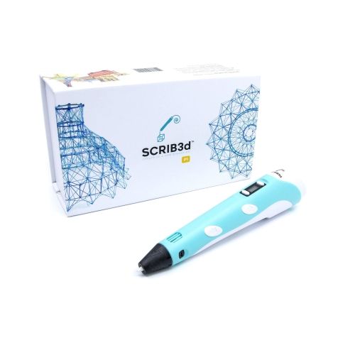 3D Printing Pen with Display - Includes High Quailty 3D Pen, 3 Starter Colors of PLA Plastic, Stencil Book + Project Guide, and Charger