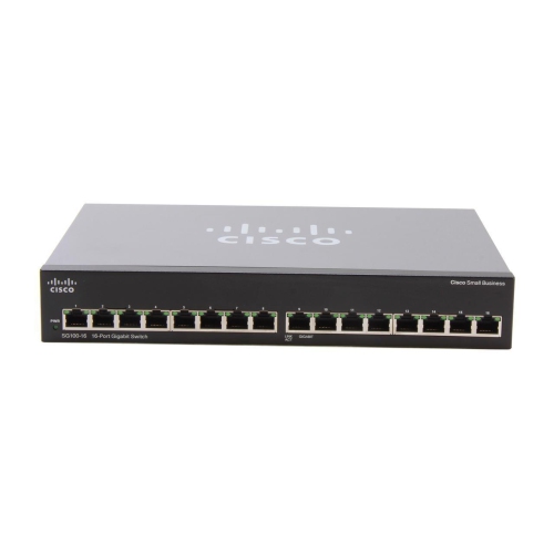 Commutateur Gigabit à 16 ports SG100-16 v2 de Cisco remis à neuf