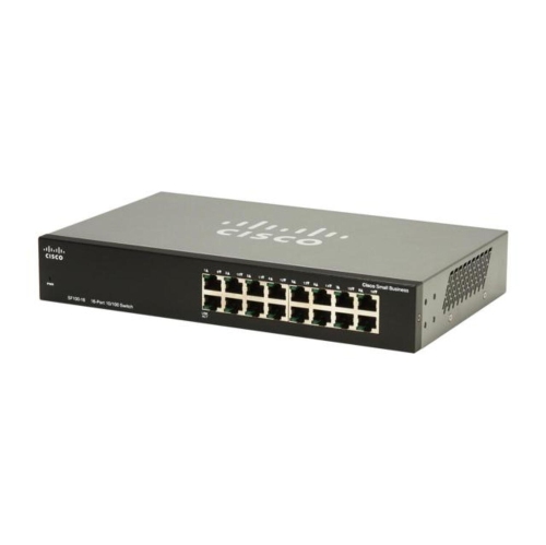 Commutateur Gigabit non géré V1 à 16 ports SG100-16 v1 de Cisco pour petite entreprise, remis à neuf